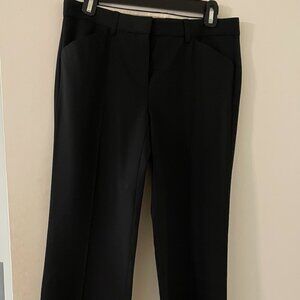 Theory Black lightweight wool pants, Sz 6